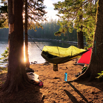 2-in-1 Camping Hammock with Mosquito Net