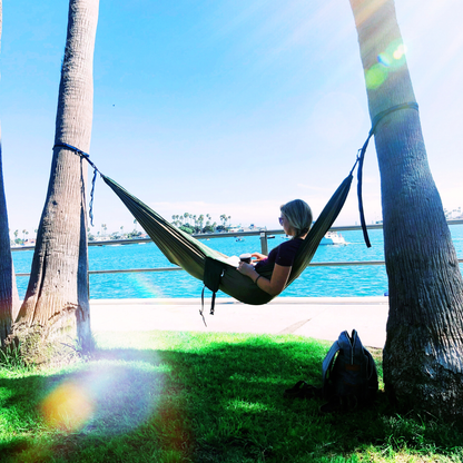 2-in-1 Camping Hammock with Mosquito Net