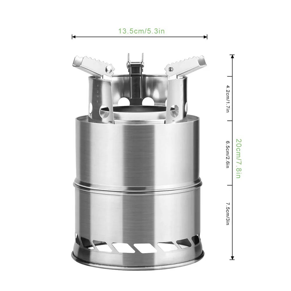 Camp Stove — Portable Wood Burning Stove