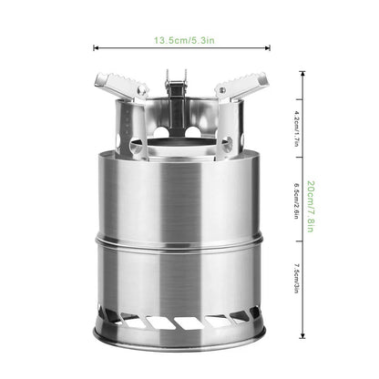 Camp Stove — Portable Wood Burning Stove